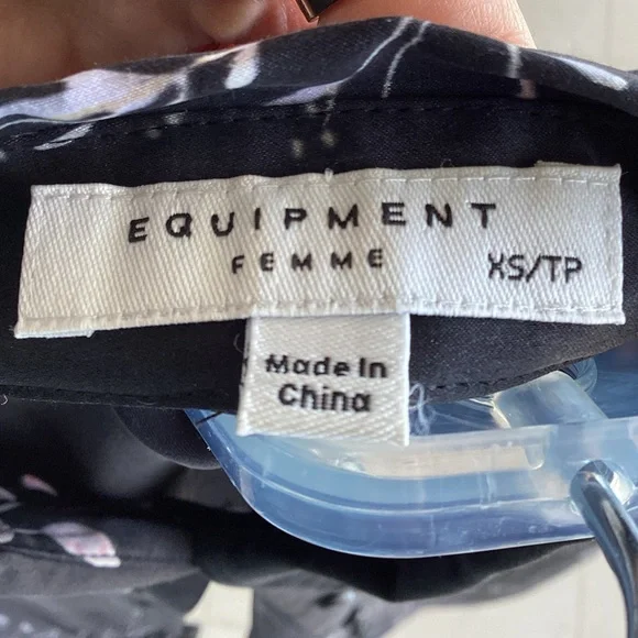 Linen patterned blouse - Picture 3 of 3